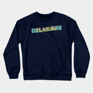 Delaware vintage style retro souvenir Crewneck Sweatshirt